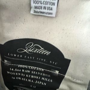 3sixteen selvedge denim